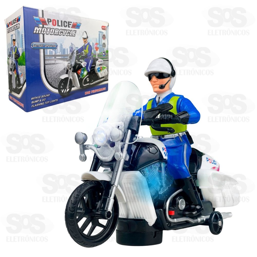 Motocicleta de Trilha Com Motor à fricção Toy King TK-AB3991