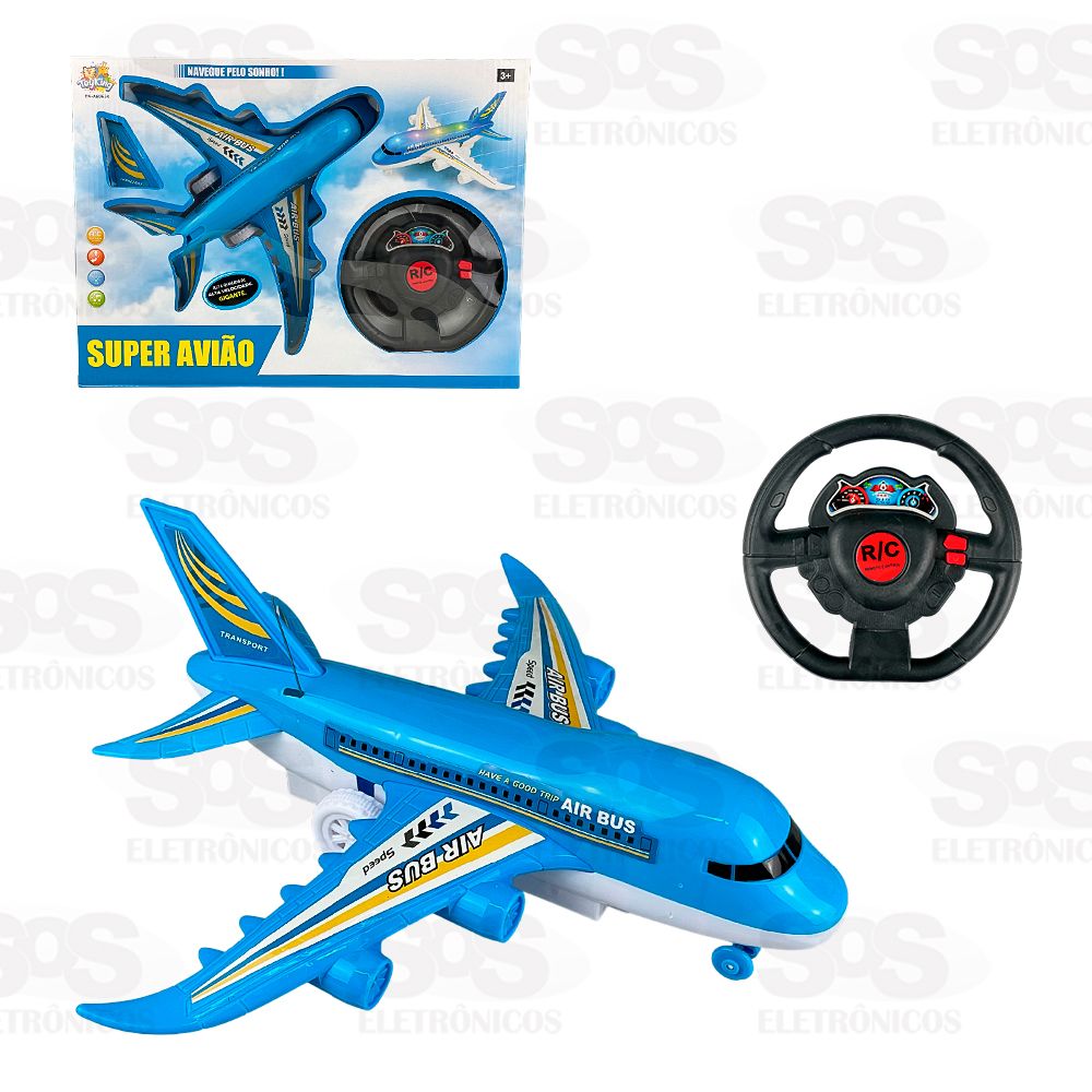 Brinquedo Avião de Controle Remoto Toy King TK-AB3634