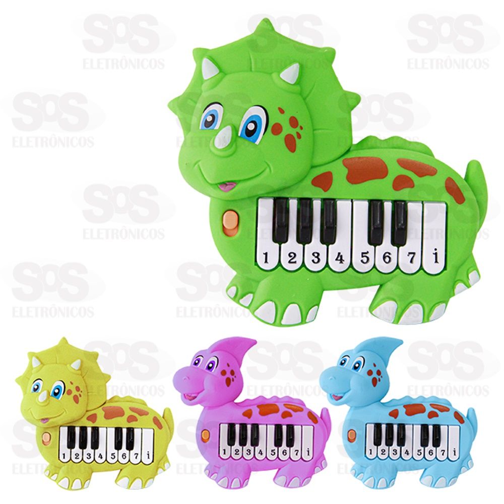 Mini Teclado Dino Fofo Toy King TK-AB5790