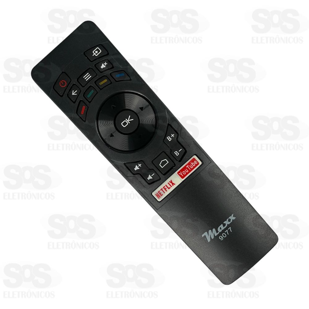 Controle Remoto Multilaser Netflix Youtube Maxx 9077