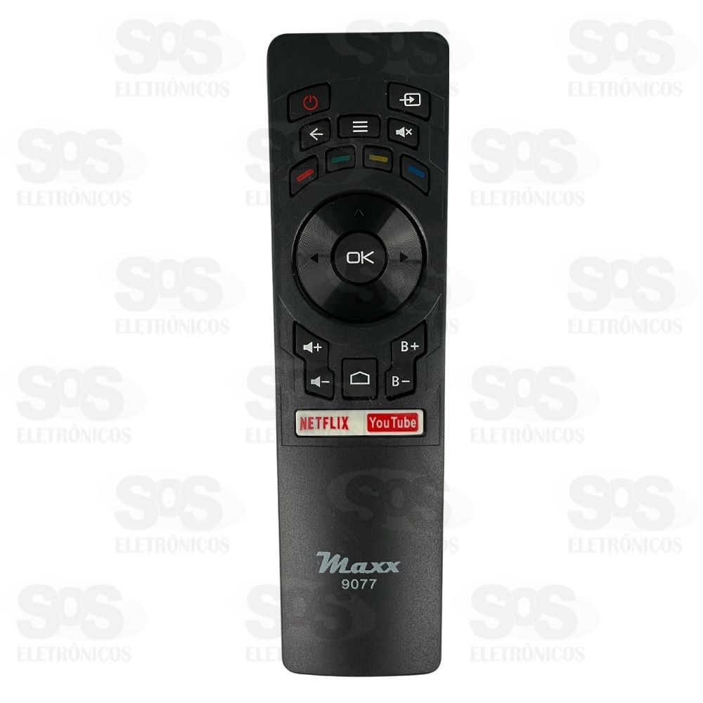 Controle Remoto Multilaser Netflix Youtube Maxx 9077