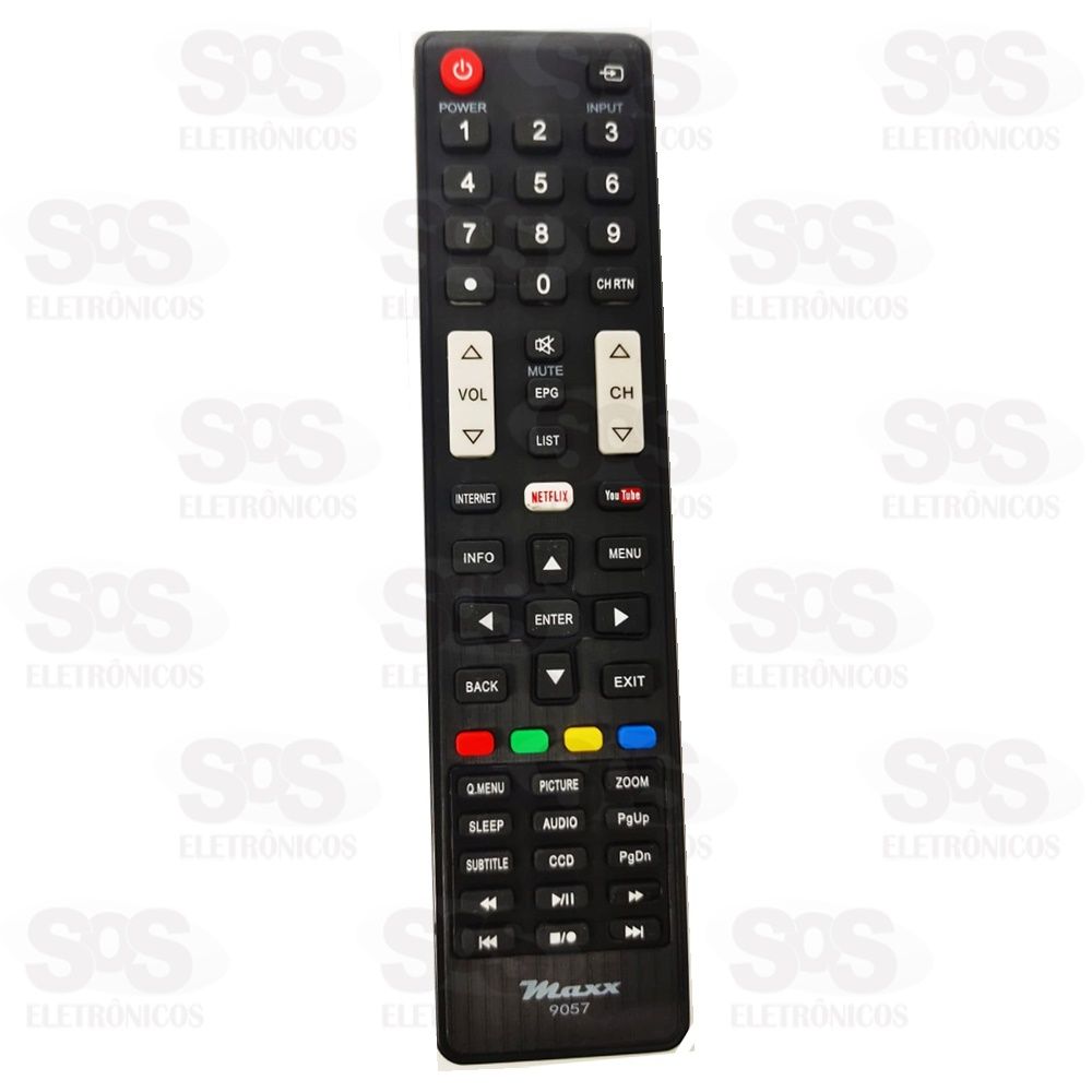 Controle Remoto Toshiba Tecla Internet Maxx-9057