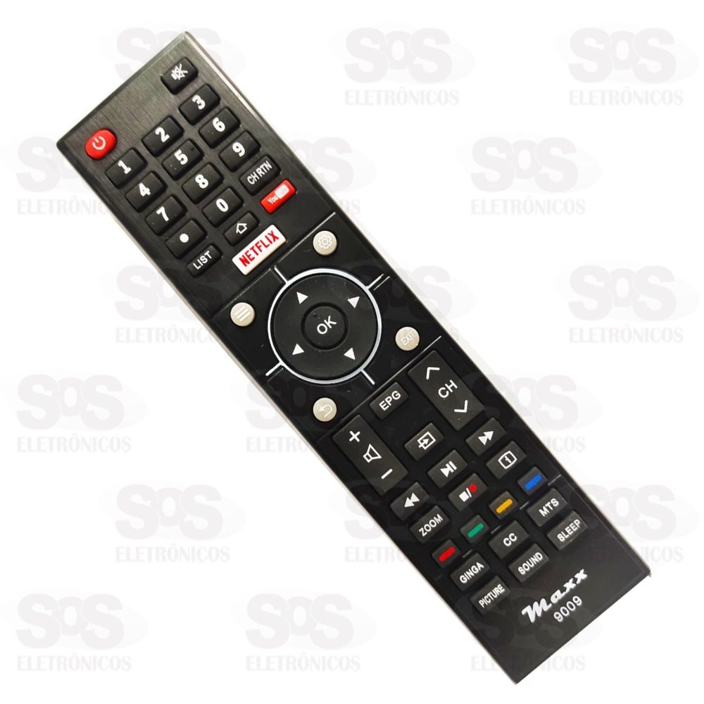 Controle Remoto Toshiba Youtube E Netflix Maxx 9009