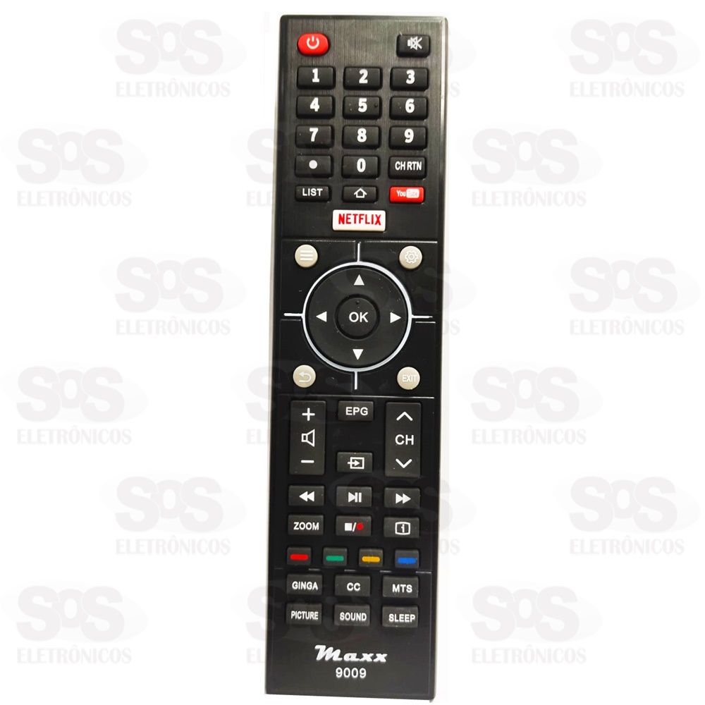 Controle Remoto Toshiba Youtube E Netflix Maxx 9009