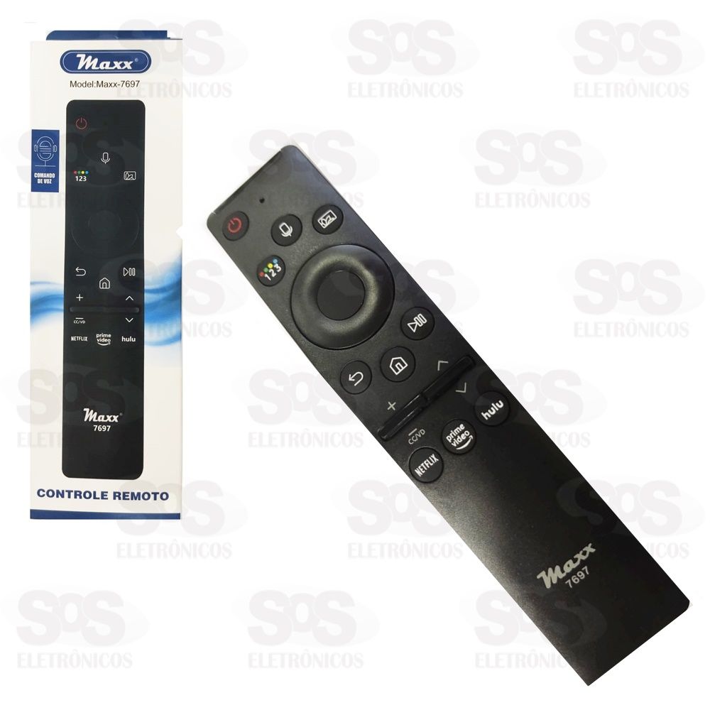 Controle Remoto Com Comando De Voz Samsung 4K Maxx 7697