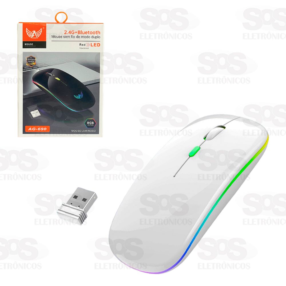 Mouse Sem Fio Recarregvel 2.4GHz Altomex AG-690