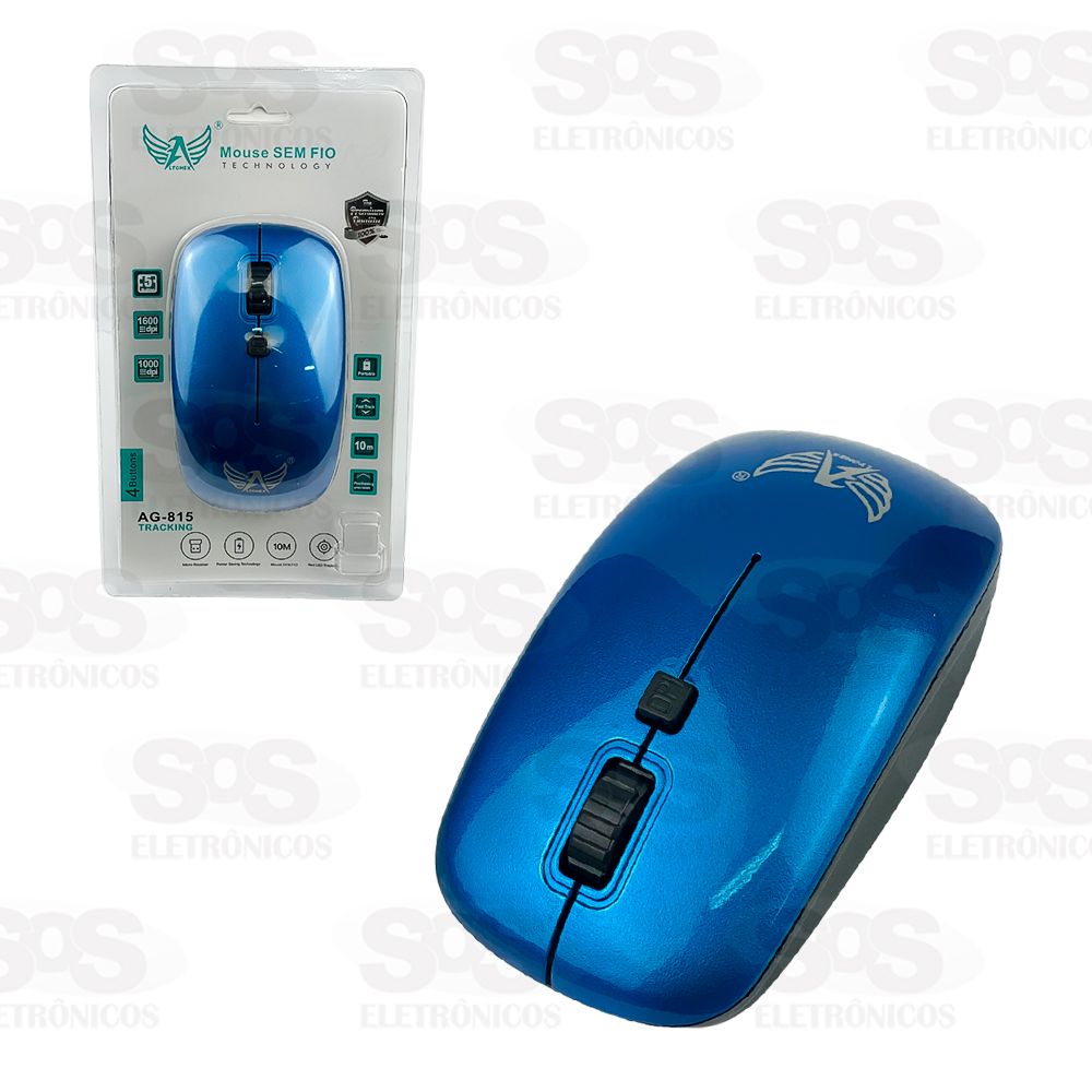 Mouse Sem Fio DPI Ajustvel Altomex AG-815