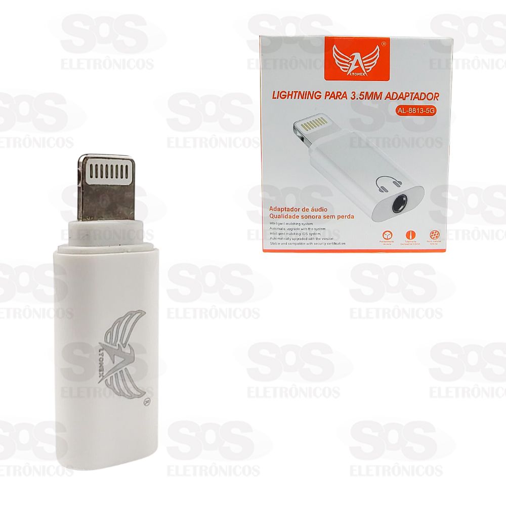 Adaptador IPhone Para P2 3.5MM Altomex AL-8813-5G