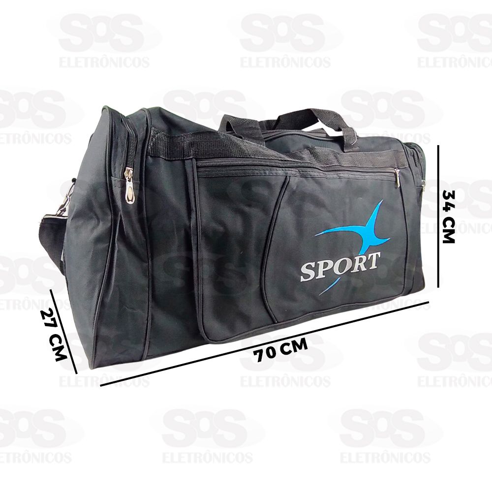 Bolsa De Viagem Grande 4 Bolsos Sport 916-70