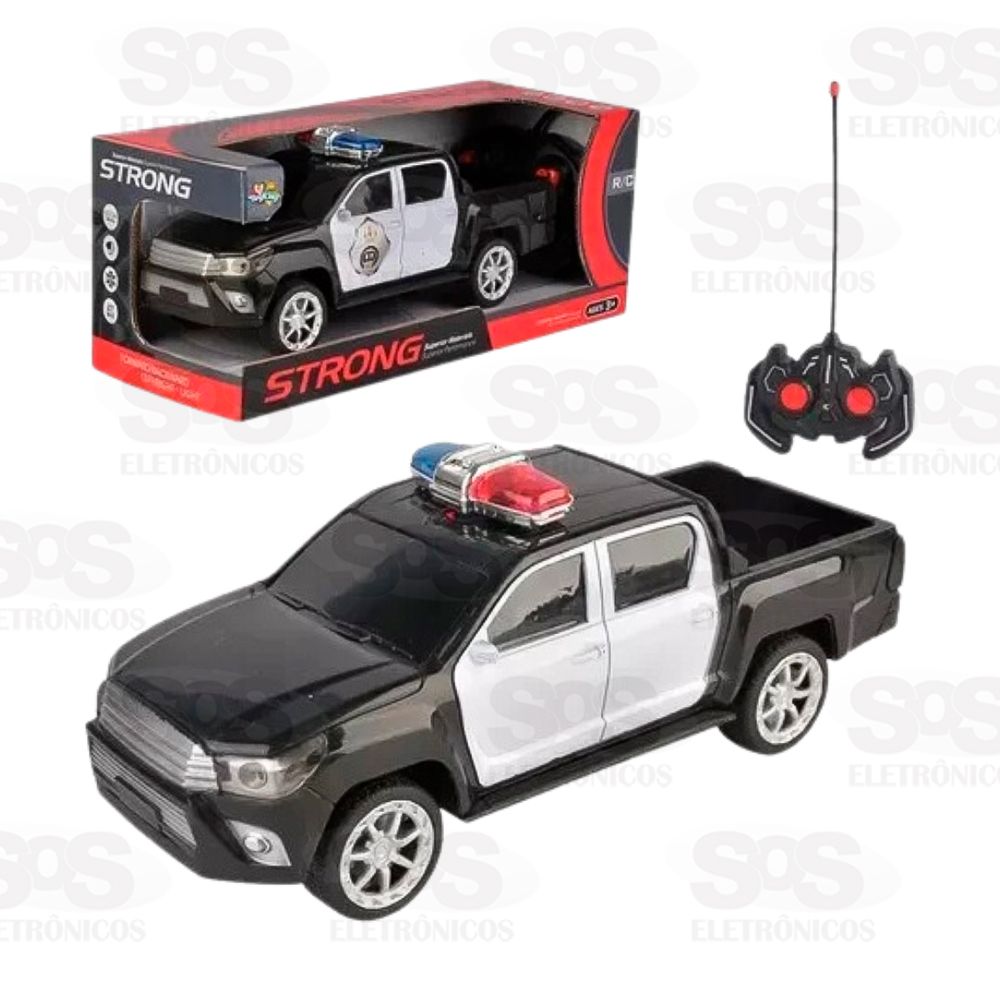 Caminhonete Policial de Controle Remoto Toy King TK-AB4470