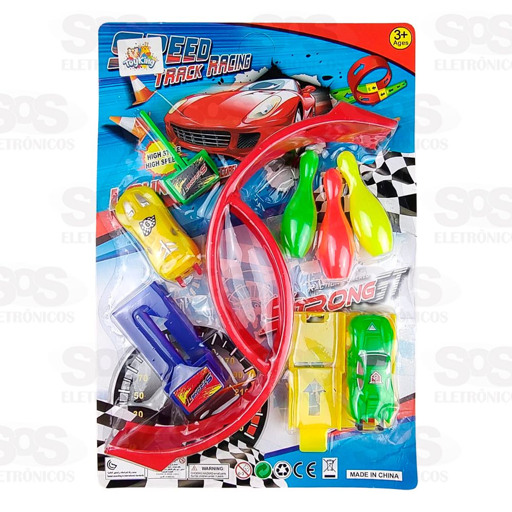 Moto Racer Fricção com Som Líder Brinquedos - Vermelho