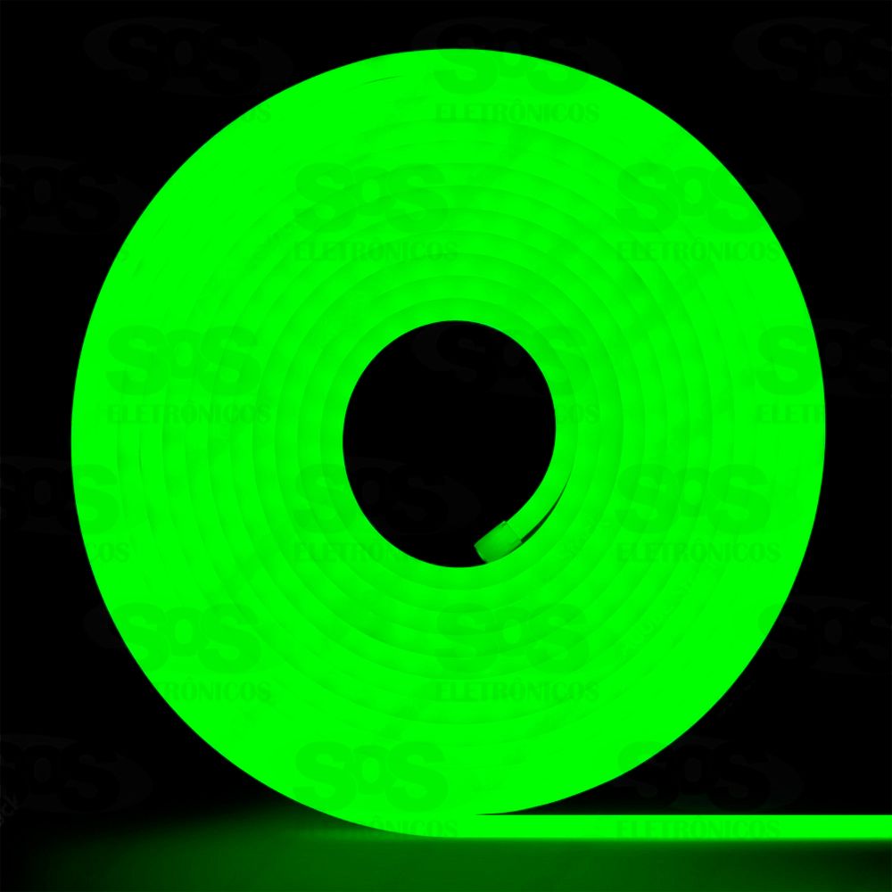Fita de LED Verde Neon 5 Metros 12V 2835-10