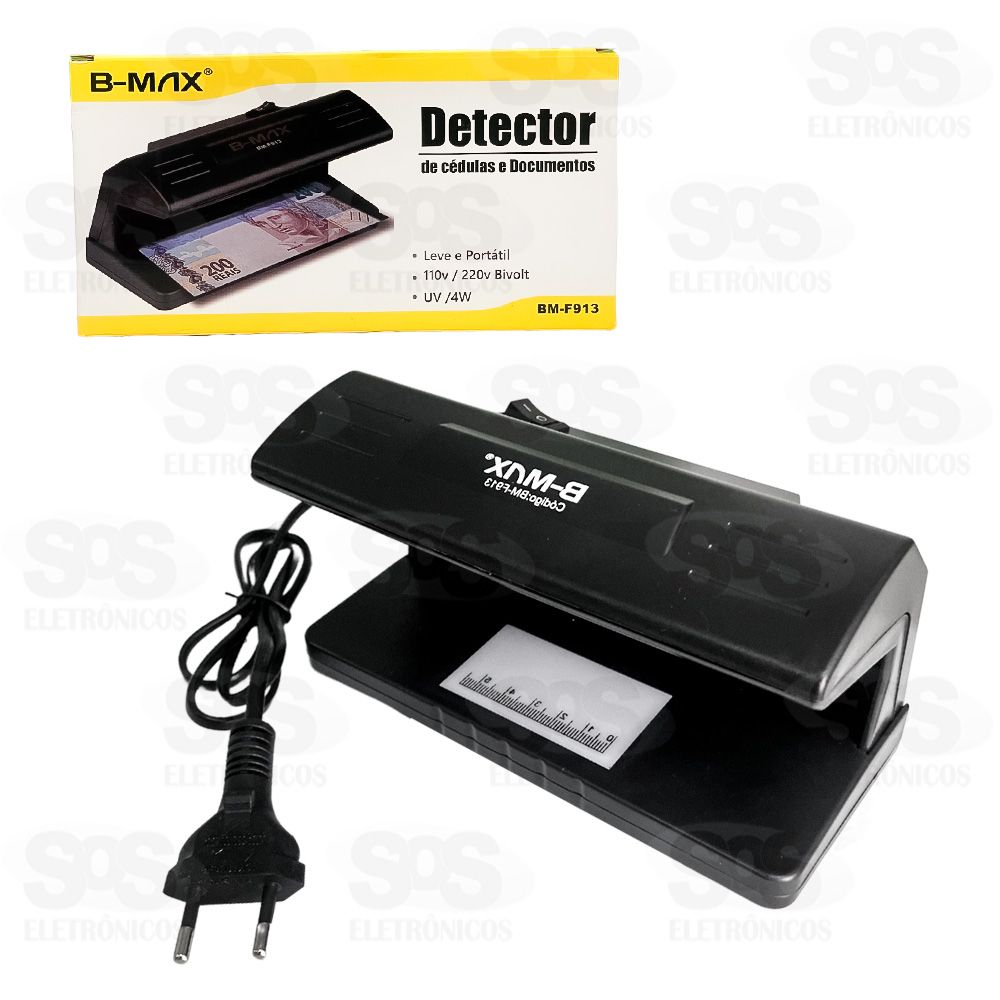 Detector De Clulas E Documentos Falso B-Max BM-F913