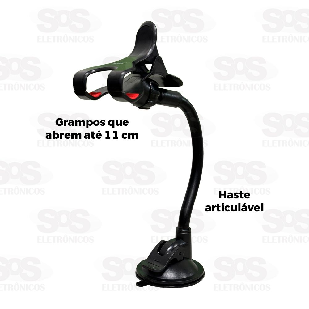 Suporte De Celular Grampo Com Ventosa B-Max BMG-06