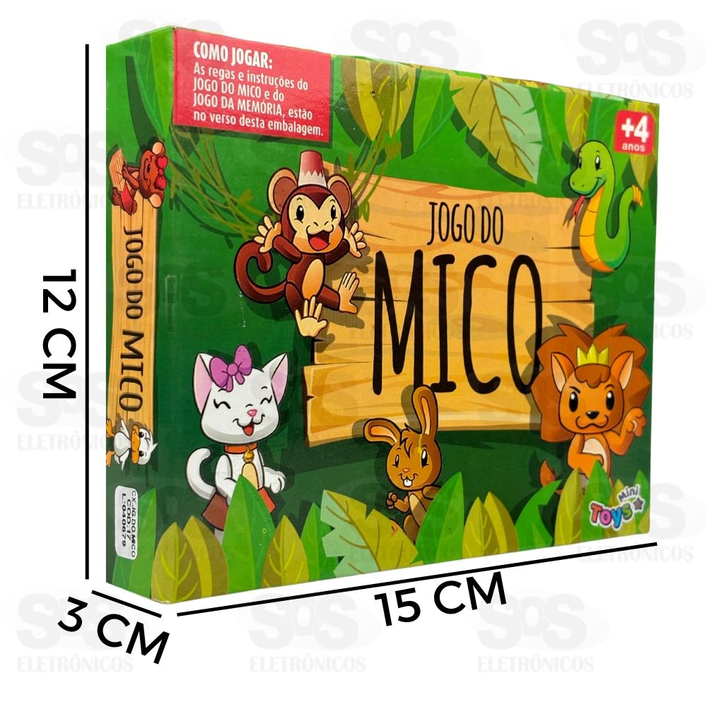 Jogo Do Mico e Jogo Da Memria Mini Toys 0166