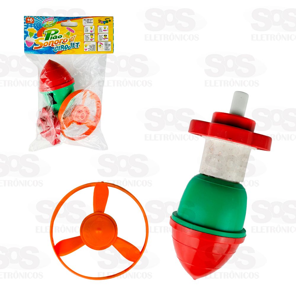 Pio Divertido Com Girojet Cores sortidas Mini Toys 0401