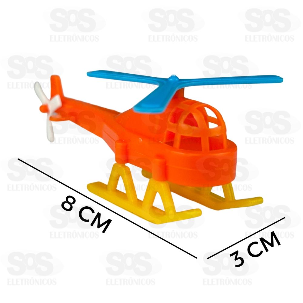 Kit Mini Helicpteros Com 4 Unidades Mini Toys 1072A