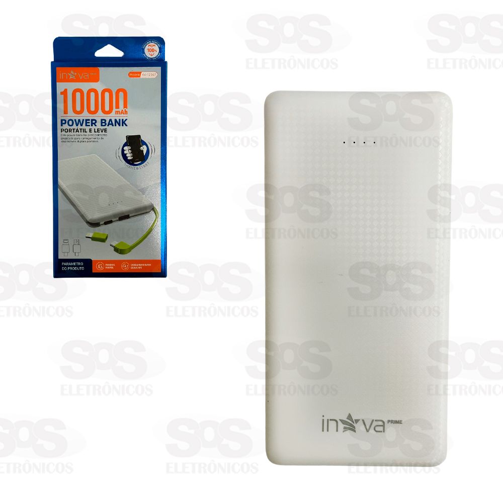 Carga Extra 10.000mAh Micro V8 Inova Prime KV-12047