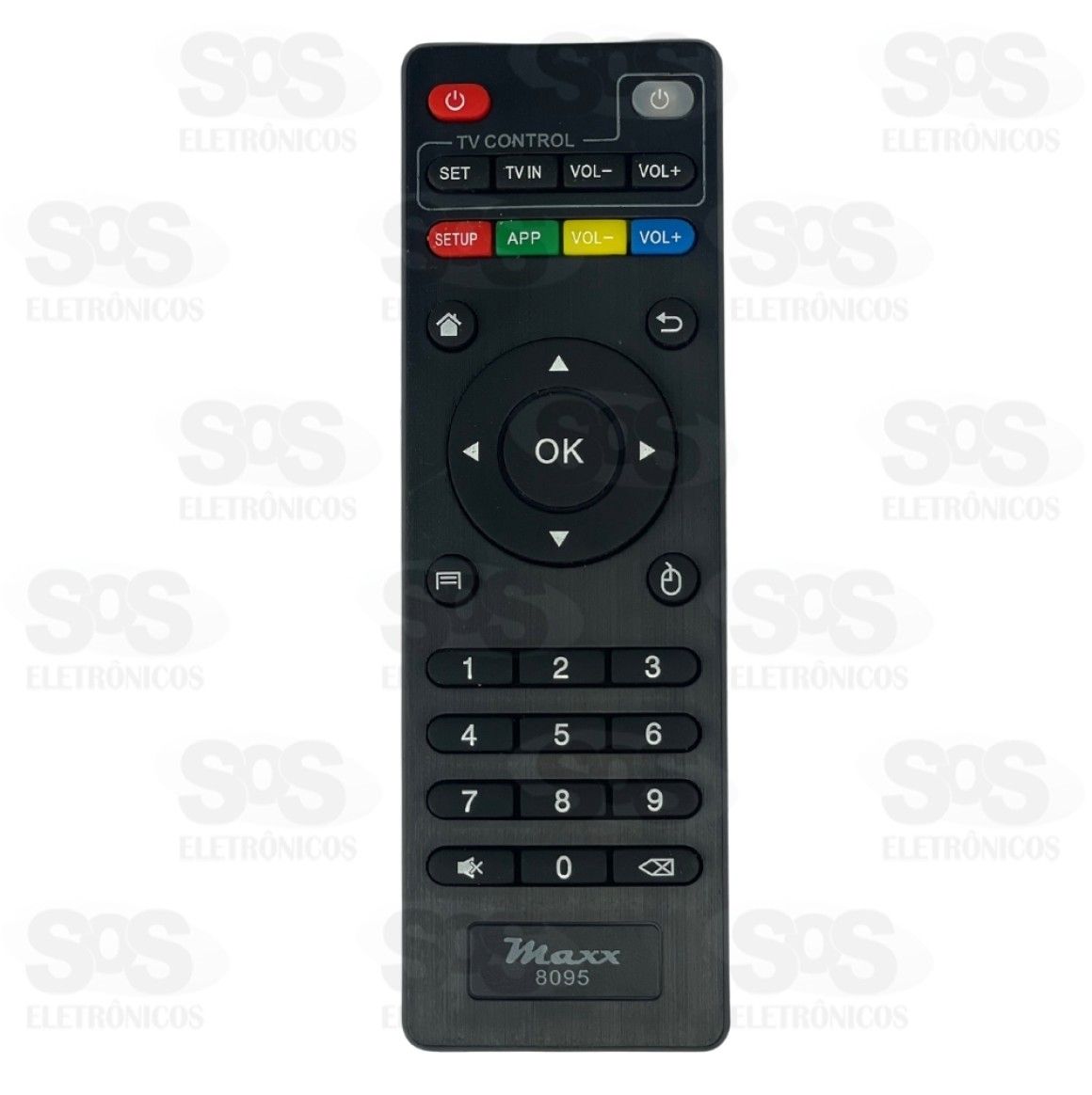 Controle Remoto TV Box SmartBox Maxx 8095 7490
