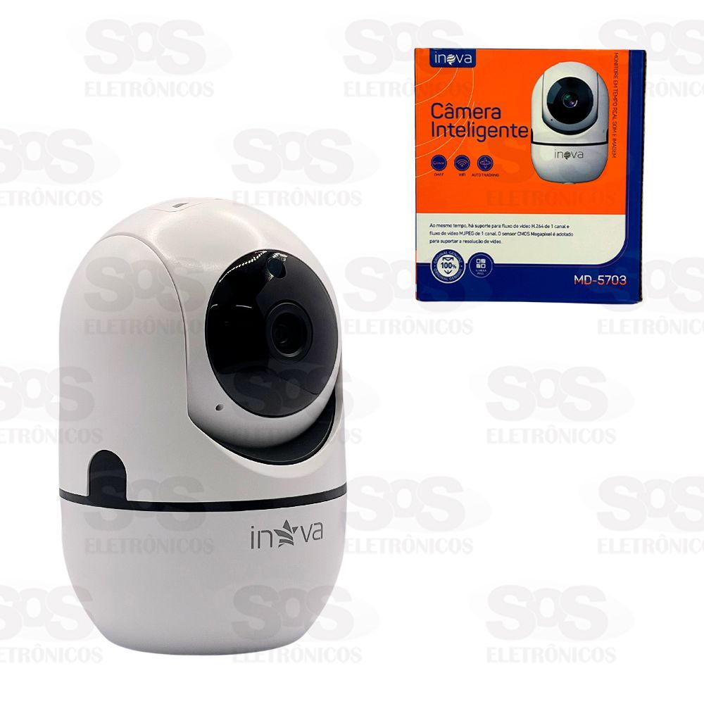 Cmera De Segurana Wi-Fi Inteligente Inova Prime KV-5703