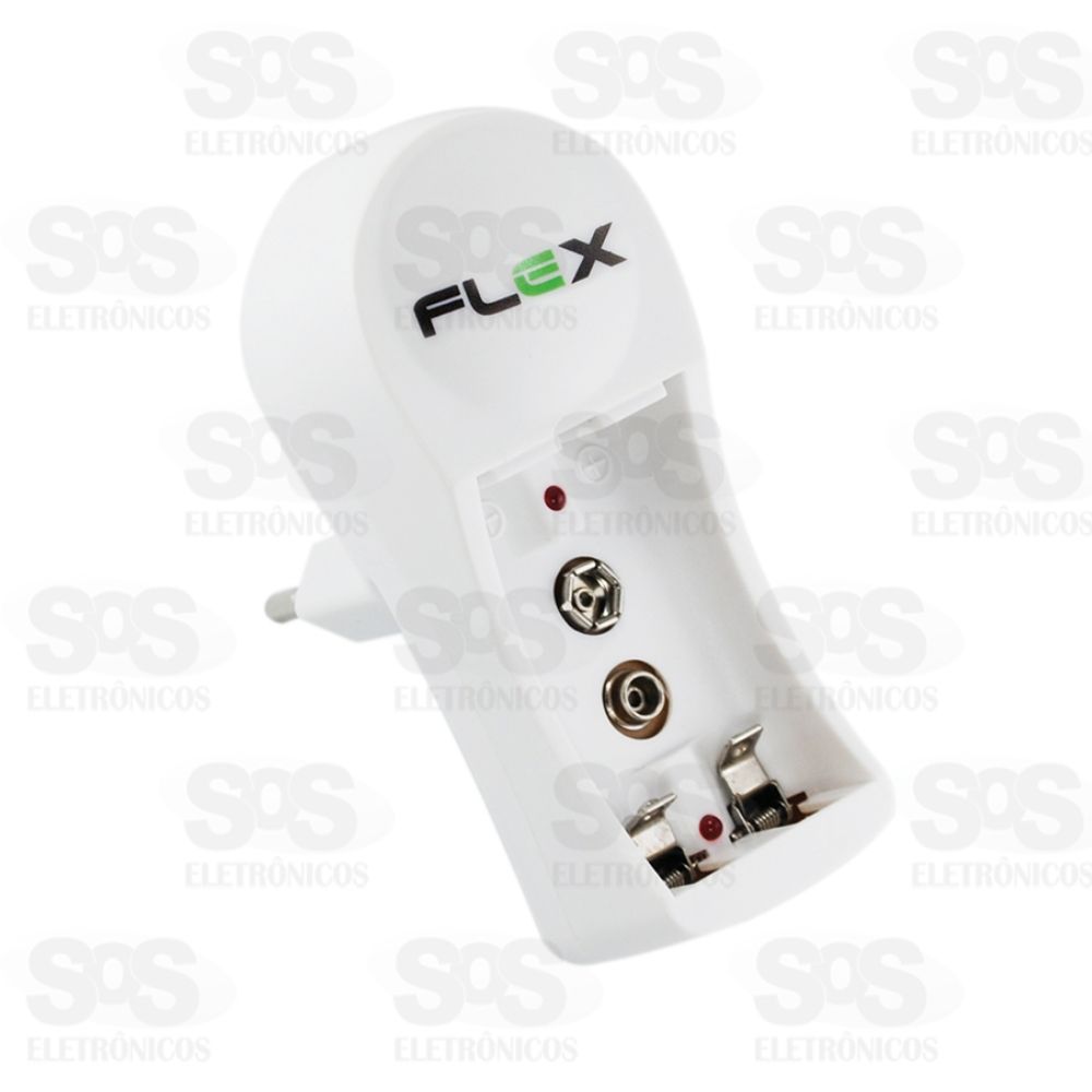 Carregador Para Pilhas e Bateria Flex FX-C11