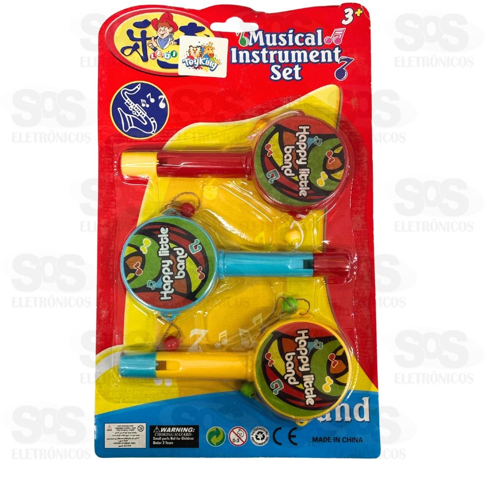 Instrumento Infantil Cabulete 3 Peas Toy King TK-AB5104
