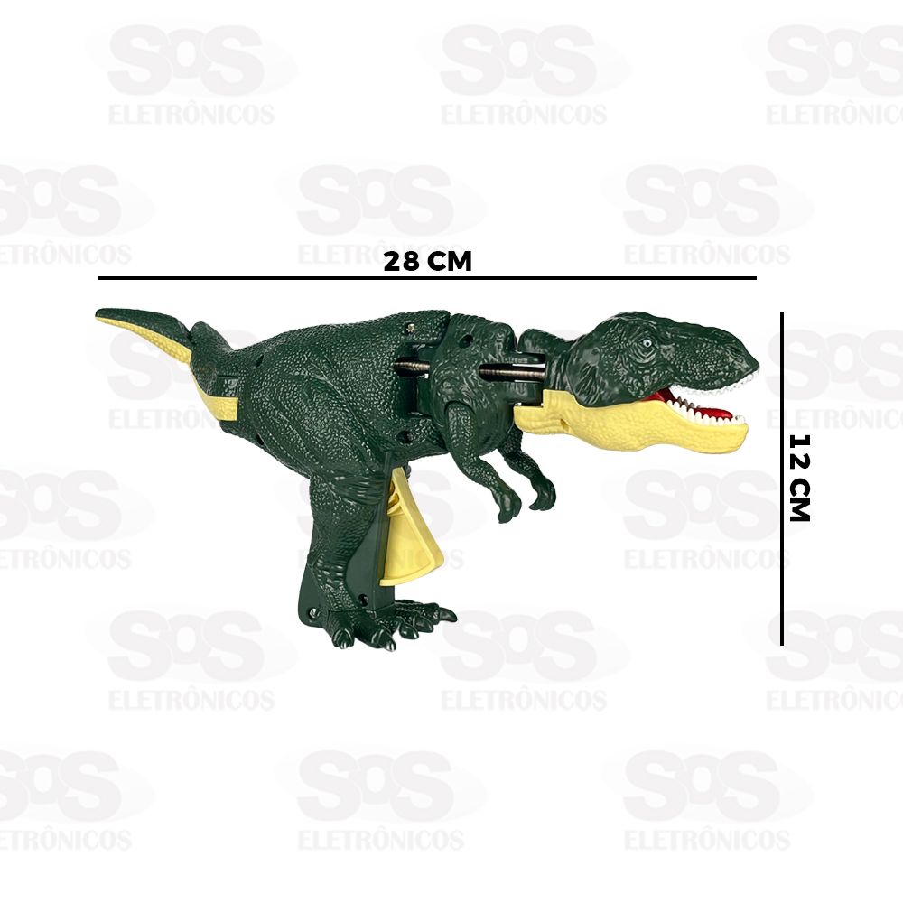 Dinossauro Articulvel Com Luzes e Sons Toy King TK-AB6577