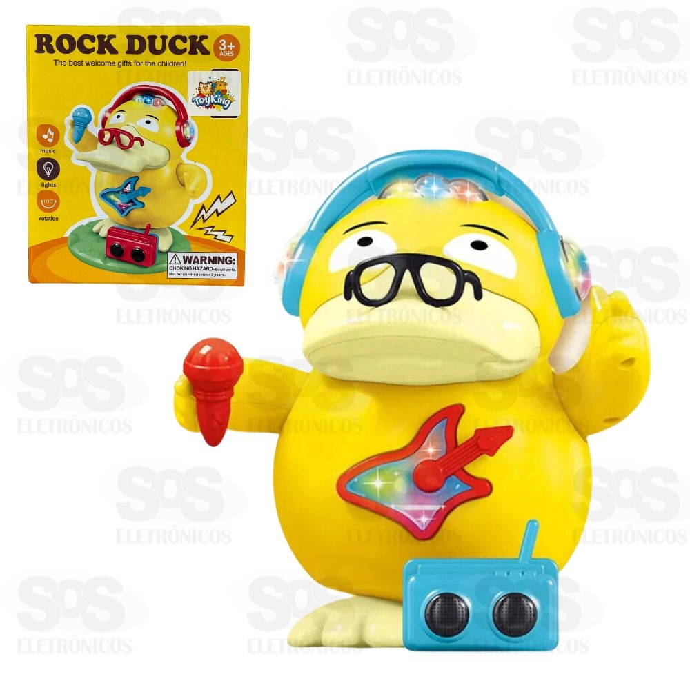 Pato Danarino Com Luzes e Sons Toy King TK-AB5616