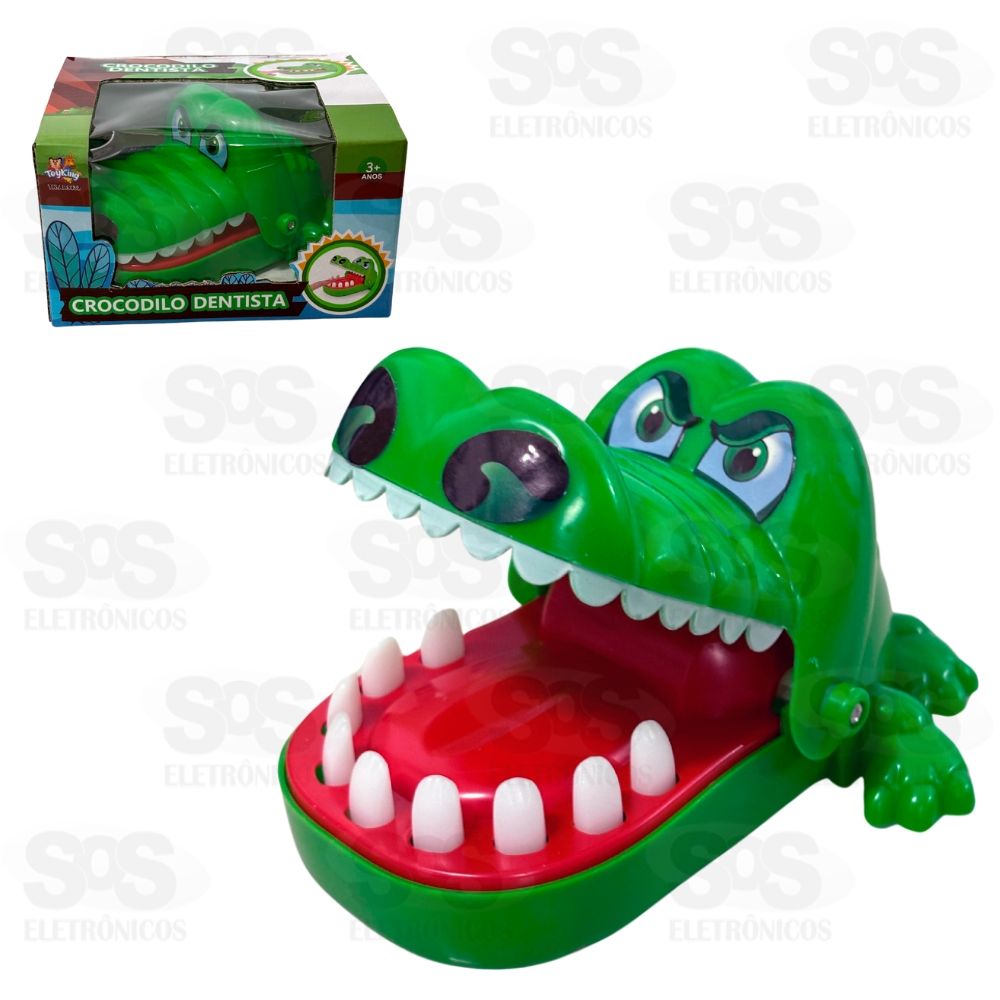 Mini  Jogo De Apertar Os Dentes Crocodilo Toy king TK-AB5439