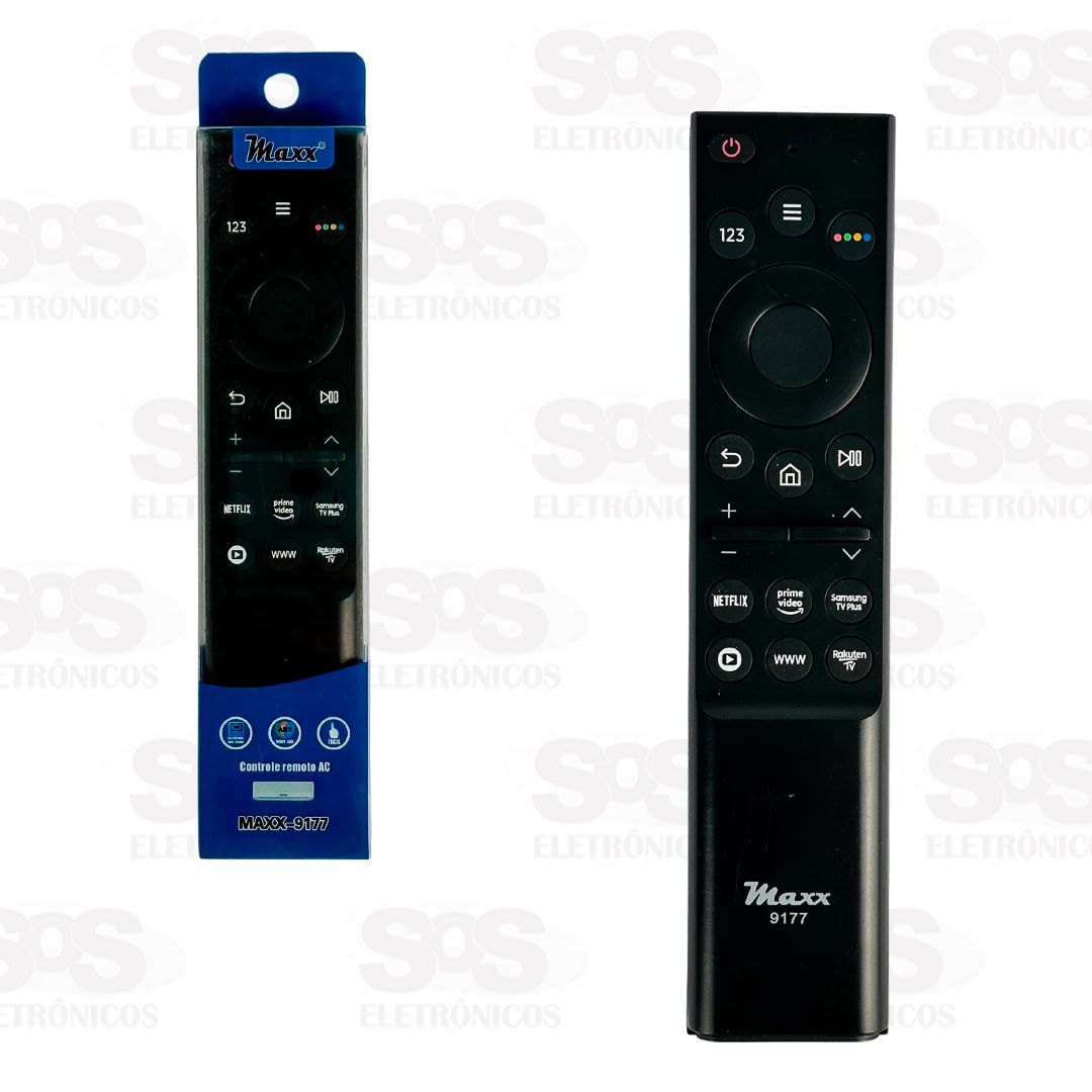 Controle Remoto Samsung Netflix e Prime Vdeo Maxx 9177