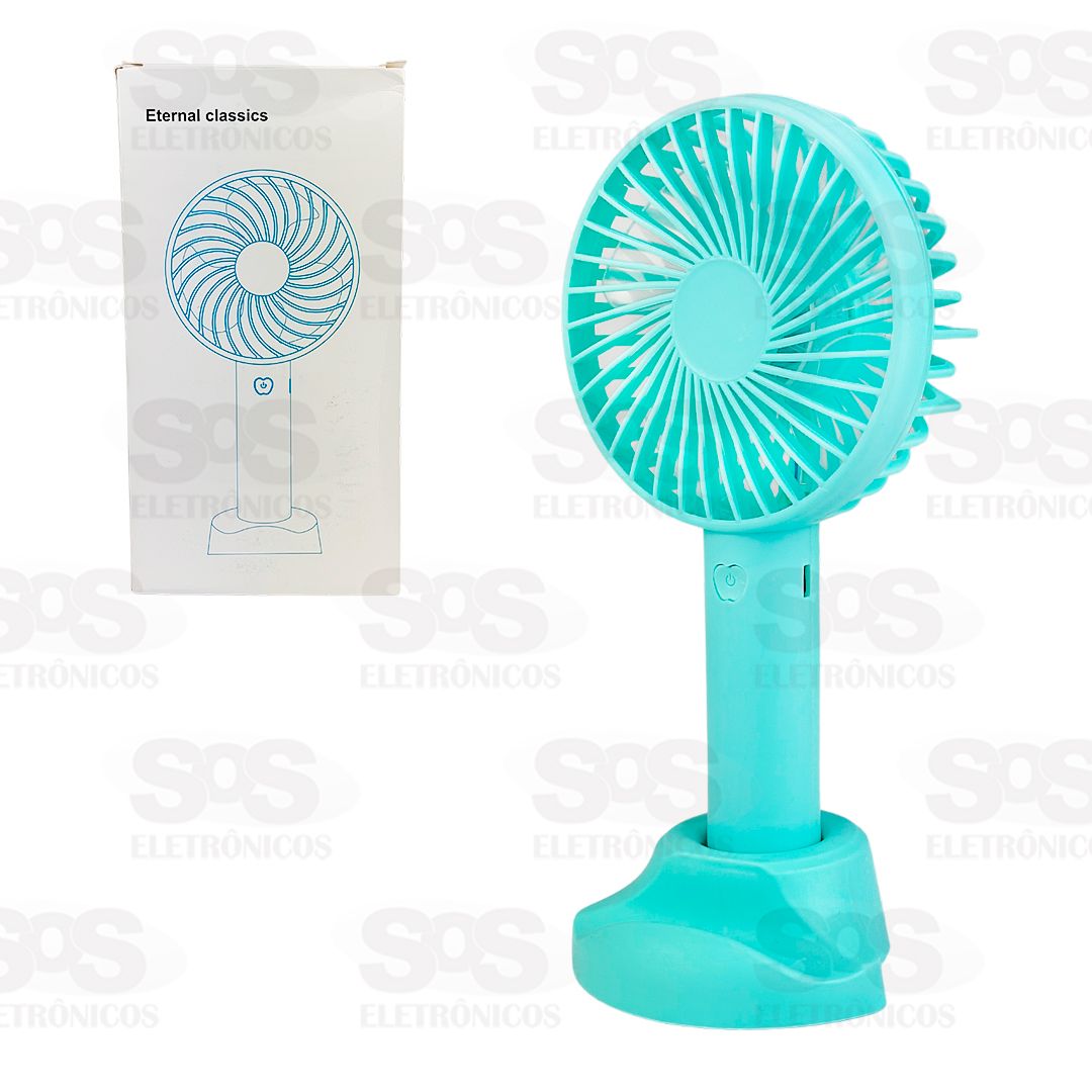 Mini Ventilador Porttil De Mo e Mesa Recarregvel X-9