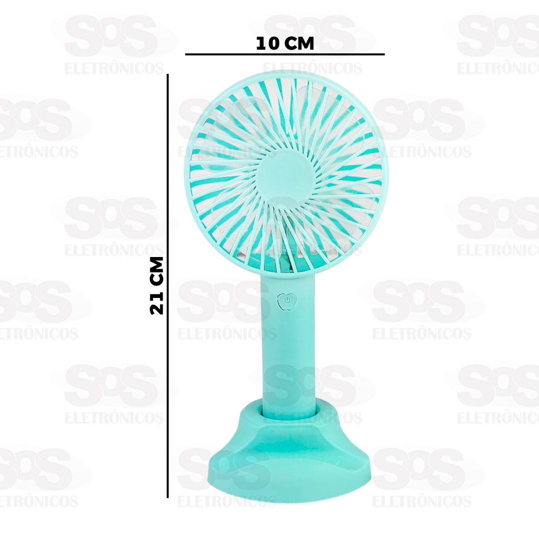 Mini Ventilador Porttil De Mo e Mesa Recarregvel X-9