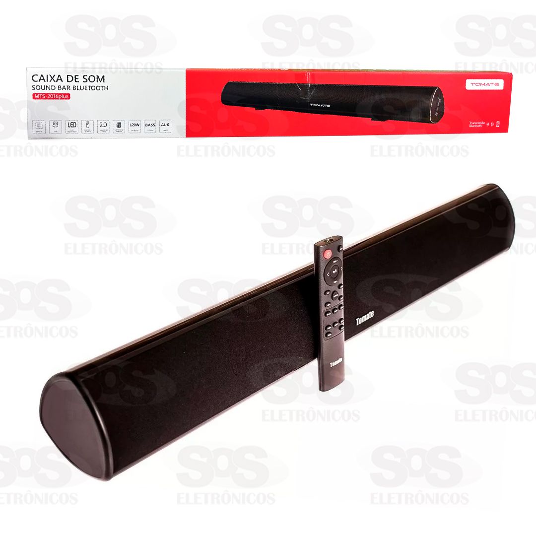 Caixa De Som Soundbar 120W Tomate MTS-2016Plus