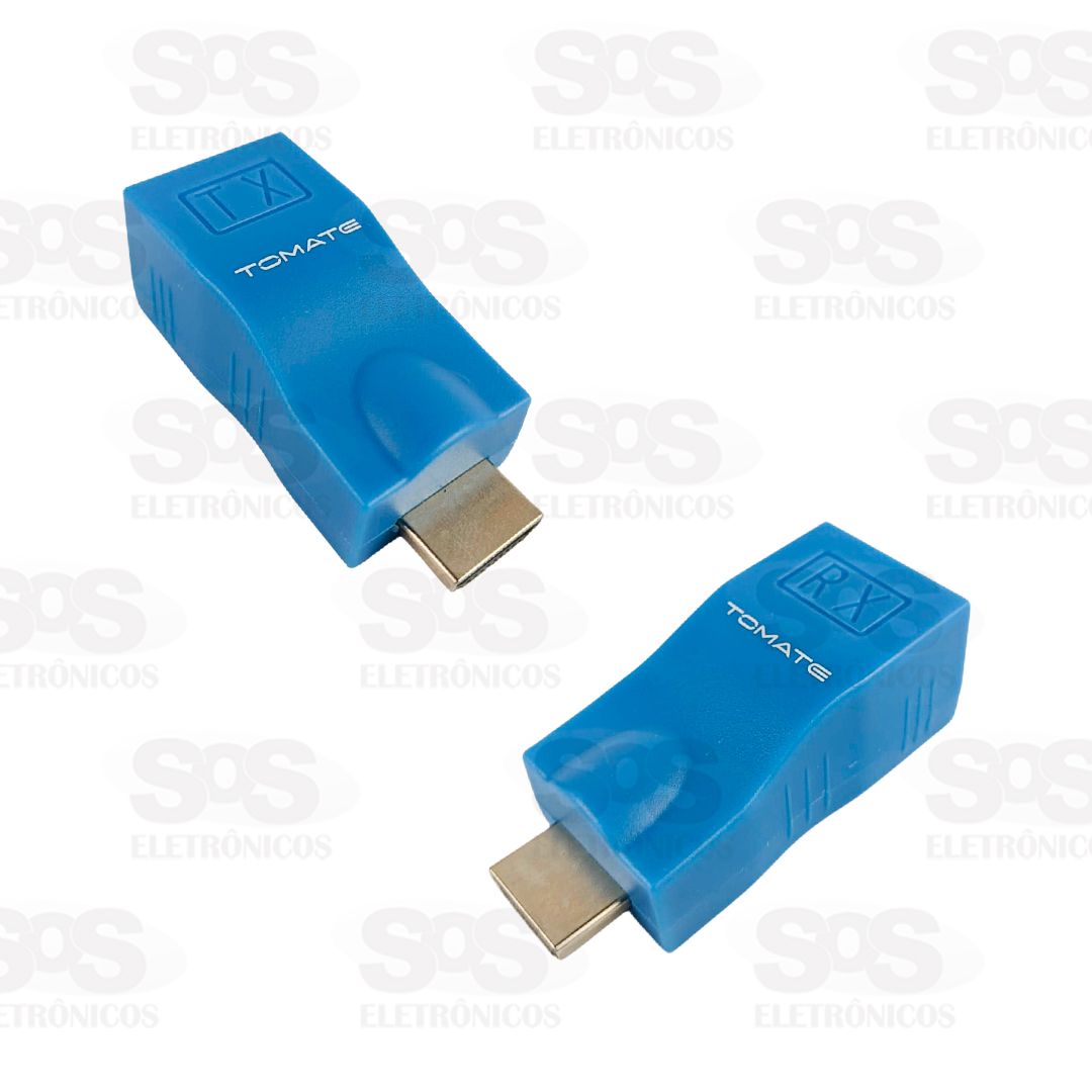 Extensor HDMI Para Cabo RJ45 30 Metros Tomate MHD-1103