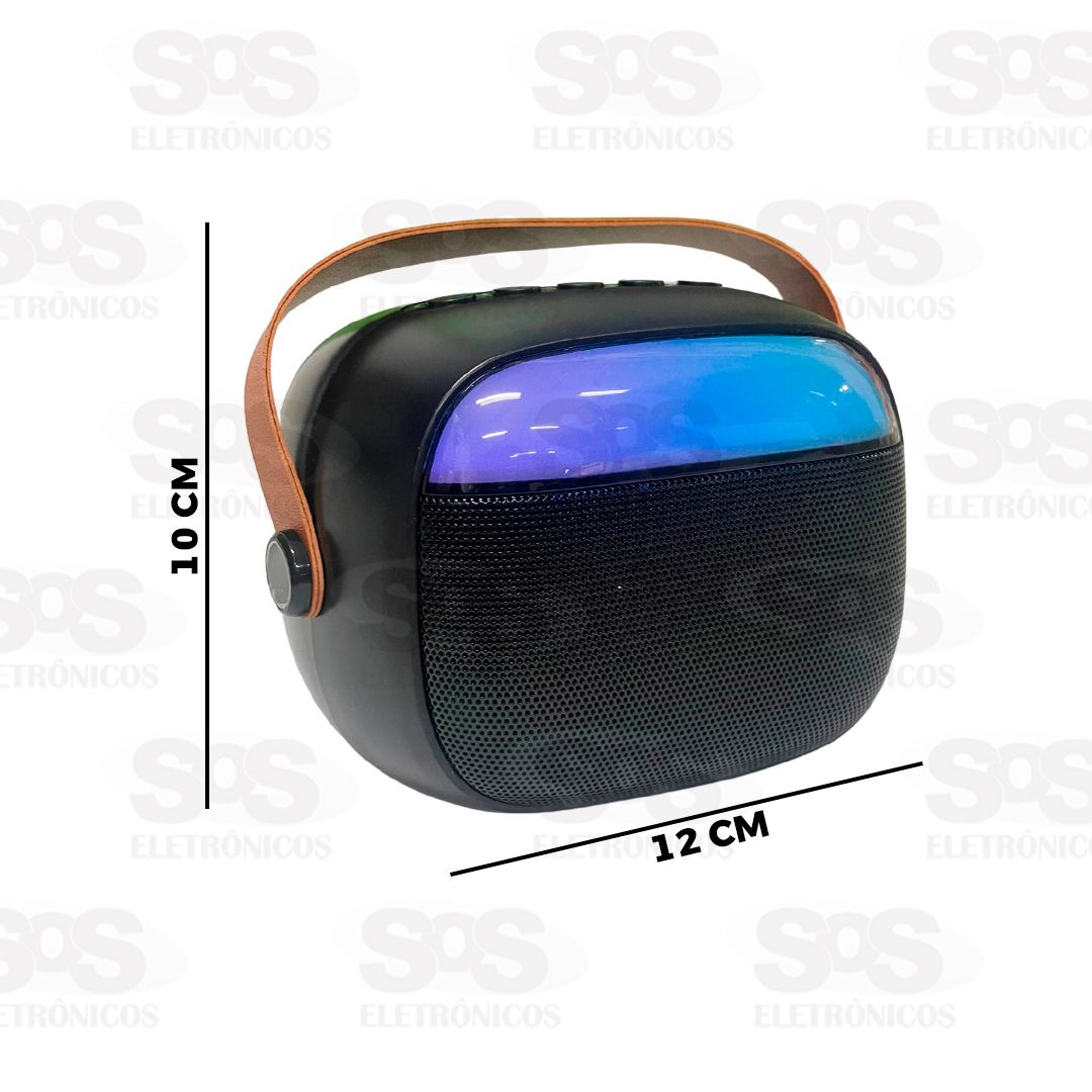 Caixa De Som Bluetooth 10W Com Microfone Eletromex EL-1039
