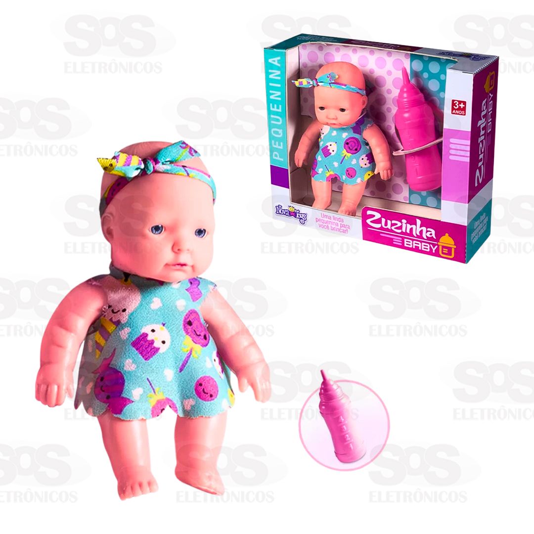 Boneca Pequenina Zuzinha Baby Nova Toys 1100