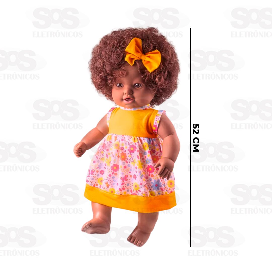 Boneca Bebety Doll Negra 52cm Nova Toys 1132