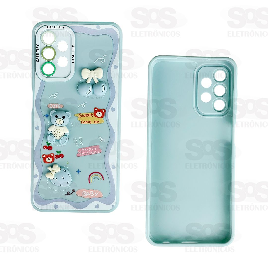 Capa 3D Ursinhos Cute Soft Samsung A20