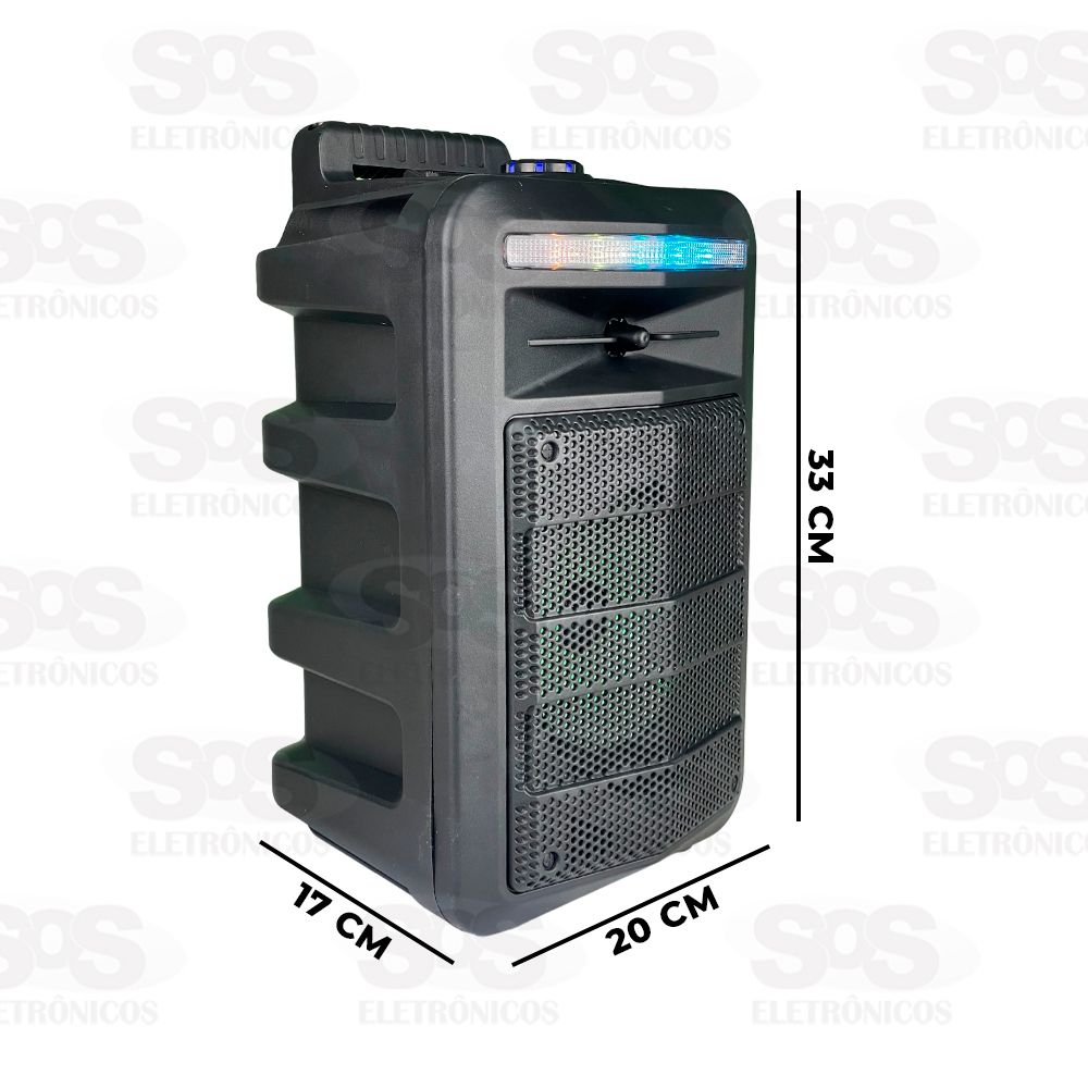 Caixa De Som 20W Com Microfone KTS-1366