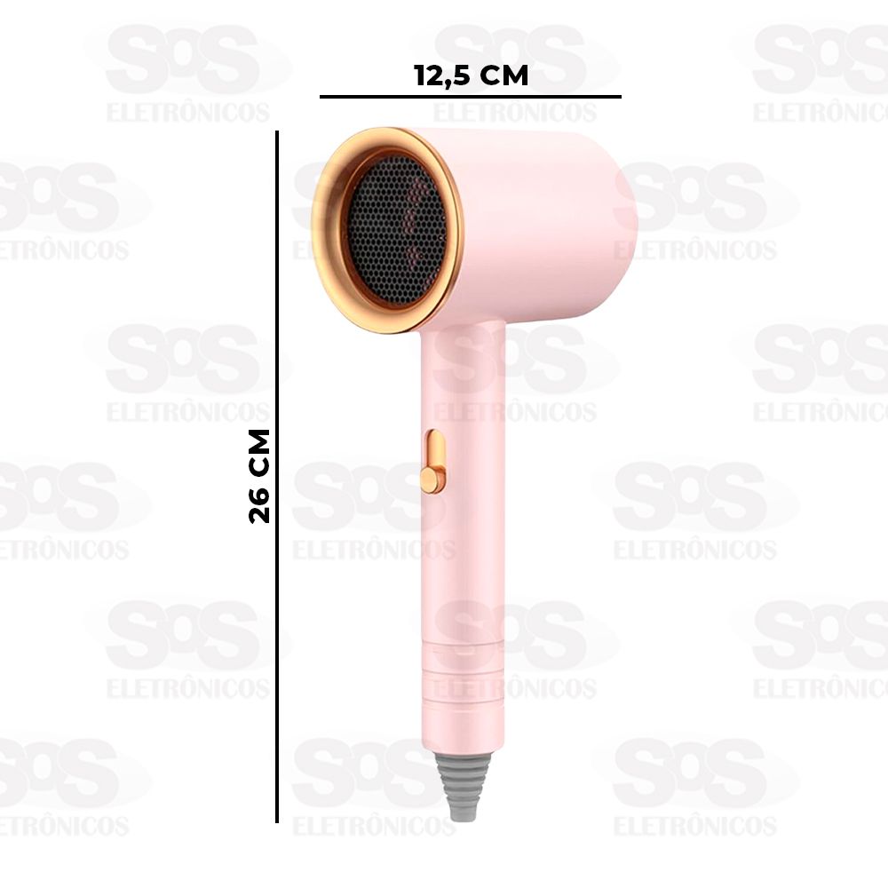 Secador De Cabelo Profissional 220V Ar Quente e Frio V03