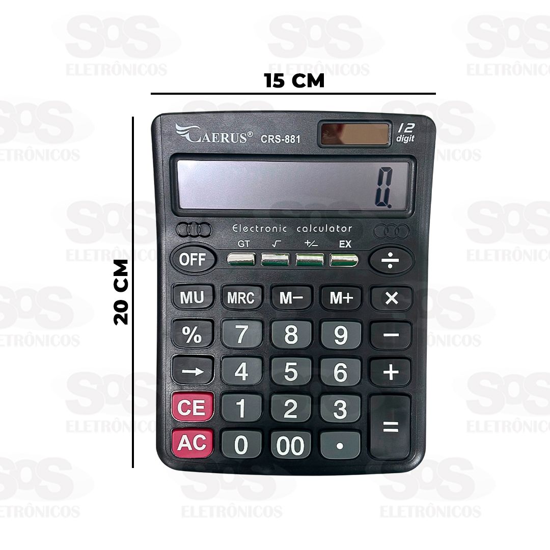 Calculadora 12 Digitos Caerus CRS-881