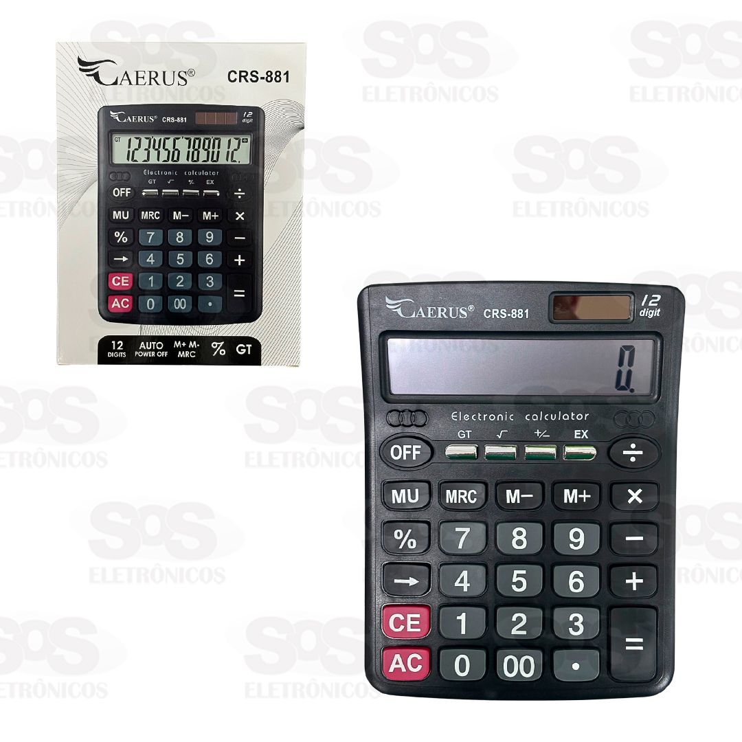 Calculadora 12 Digitos Caerus CRS-881