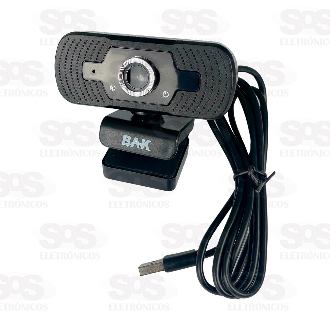 Webcam Com Microfone USB 1080P 30FPS Bak BK-1080P V5