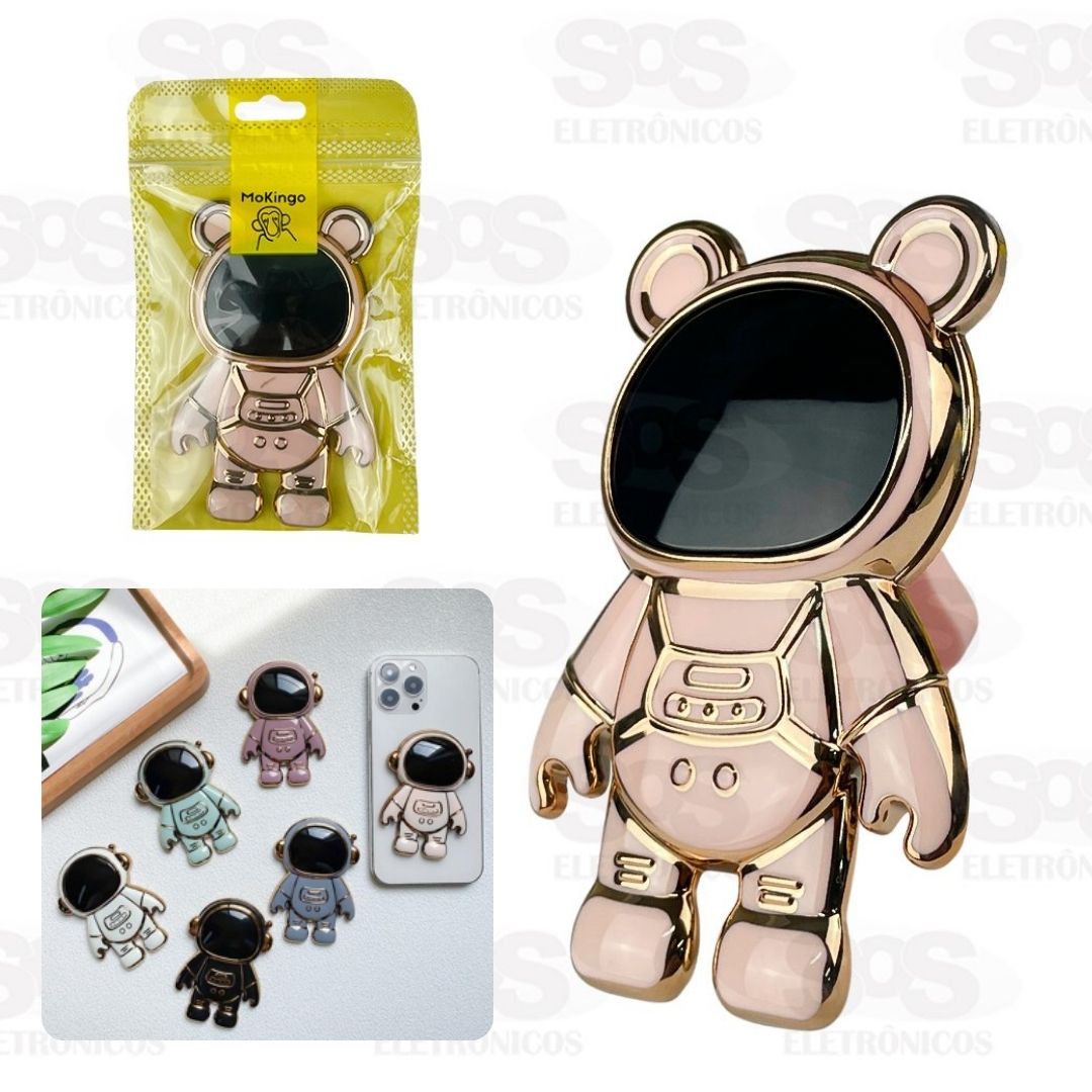 Suporte De Celular Ursinho Astronauta Popsocket MoKingo