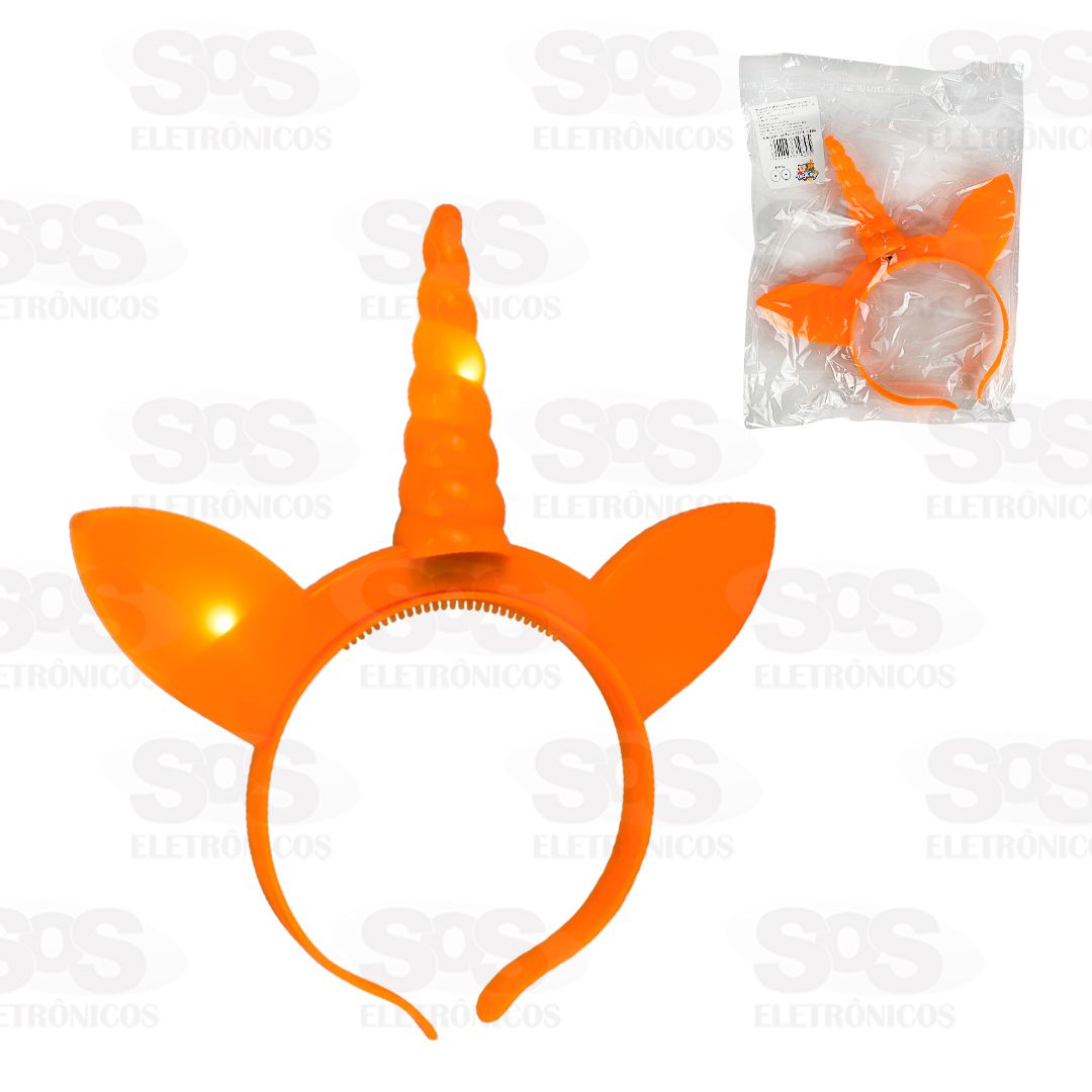 Tiara Unicrnio Com LED Cores Variadas Toy King TK-AB4963