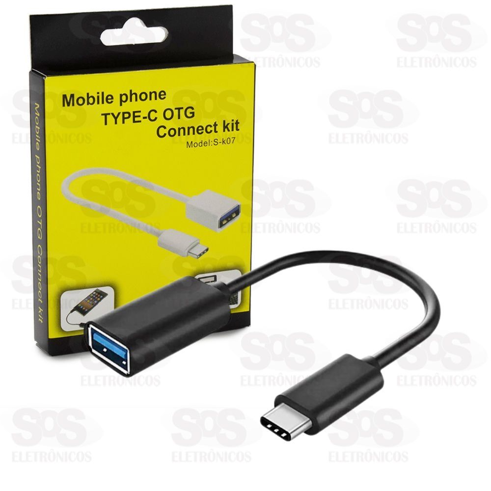 Adaptador OTG Para Type-C Para USB 3.0 k07