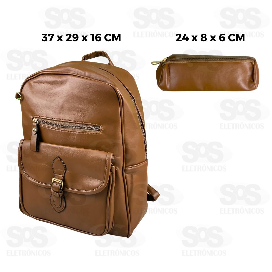 Mochila Fashion 4 Bolsos Com Estojo Altomex AL-07-1067