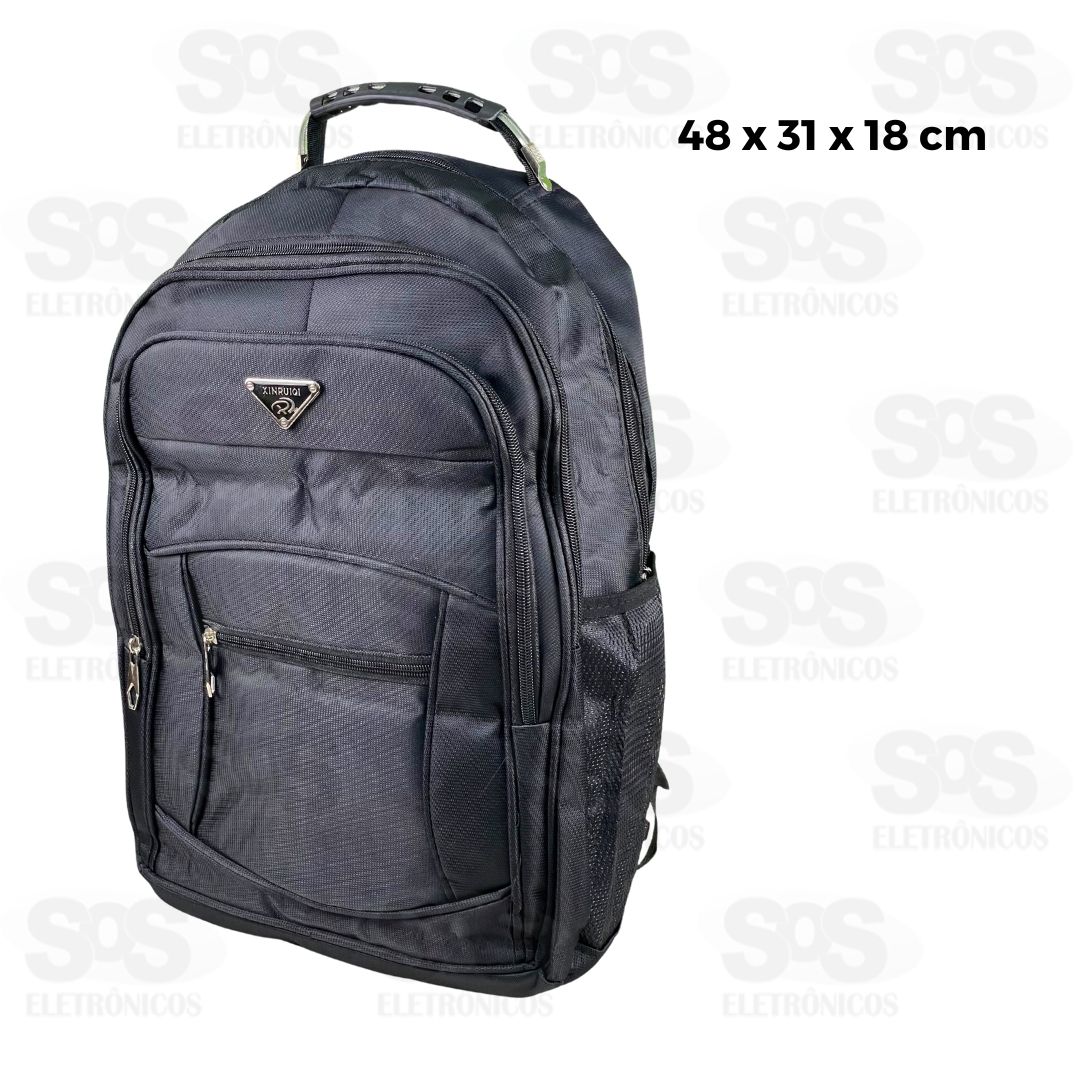 Mochila Empresarial Grande 6 Bolsos Xinruiqi AL-C-D6802