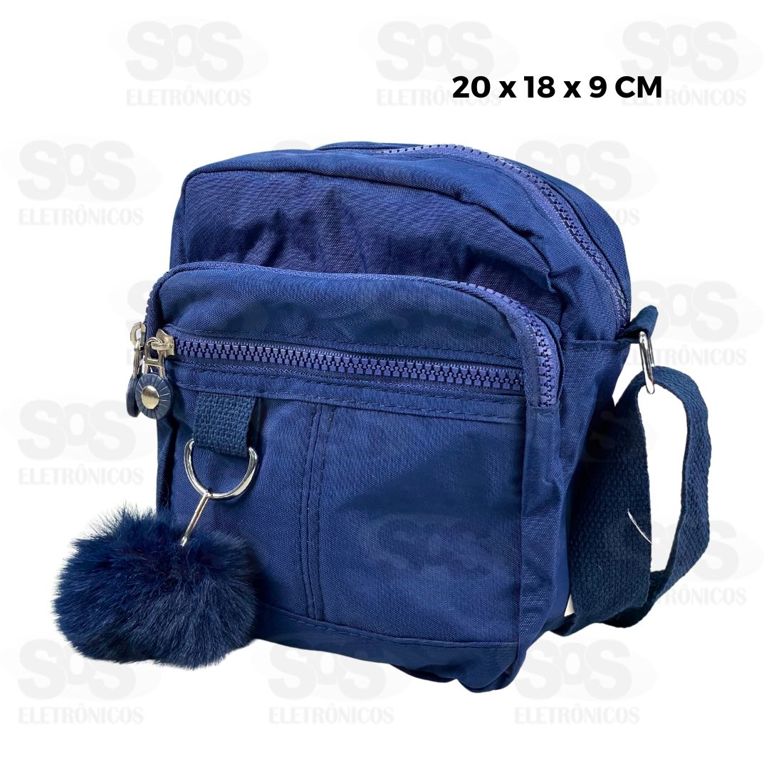 Bolsa De Ombro Transversal 3 Bolsos Altomex AL-07-0601