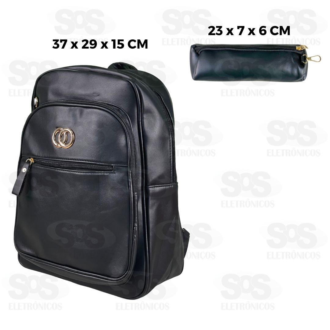 Mochila Fashion 4 Bolsos Com Estojo Altomex AL-07-1072